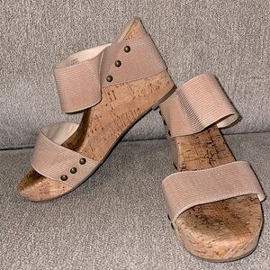Sole Society -Emelia | Cream Cork Wedges 9.5